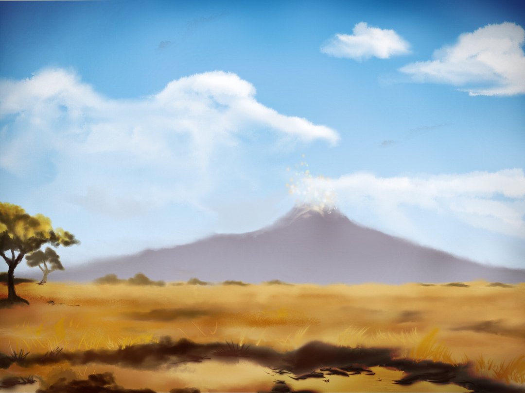名無師 در توییتر けものフレンズ さばんなちほー 風景 さばんなちほーの背景模写です T Co 8kmnjuw3z9