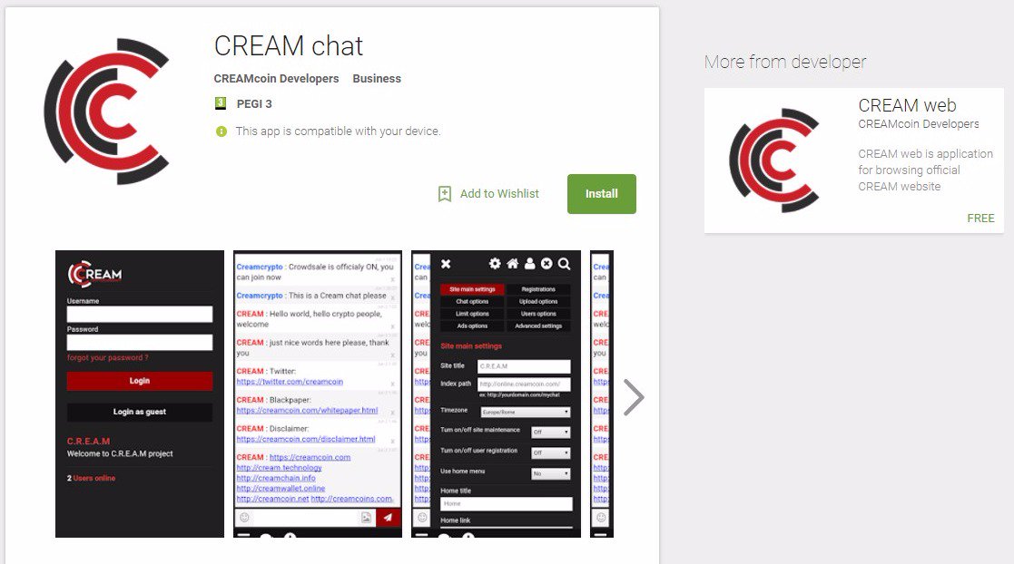creamcoin's tweet image. CREAMcoin - Android CRM applications on Playstore, stay in touch w CREAMteam, no ads completely free!
#bitcoin #cryptocurrency #blockchain