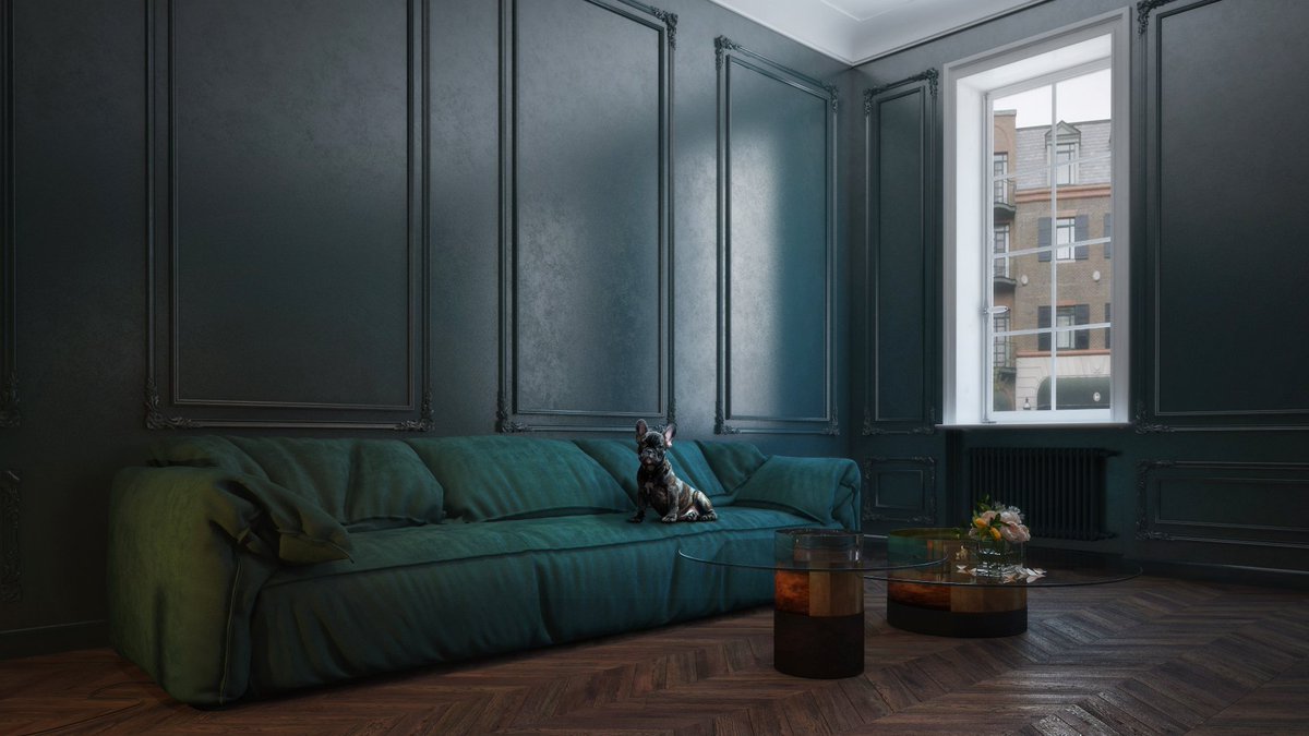 kseniaDes's tweet photo. #deep_green этот цвет даже на слух пробирает #3d #rendering #france_bulldog https://t.co/JnUxBoBnja