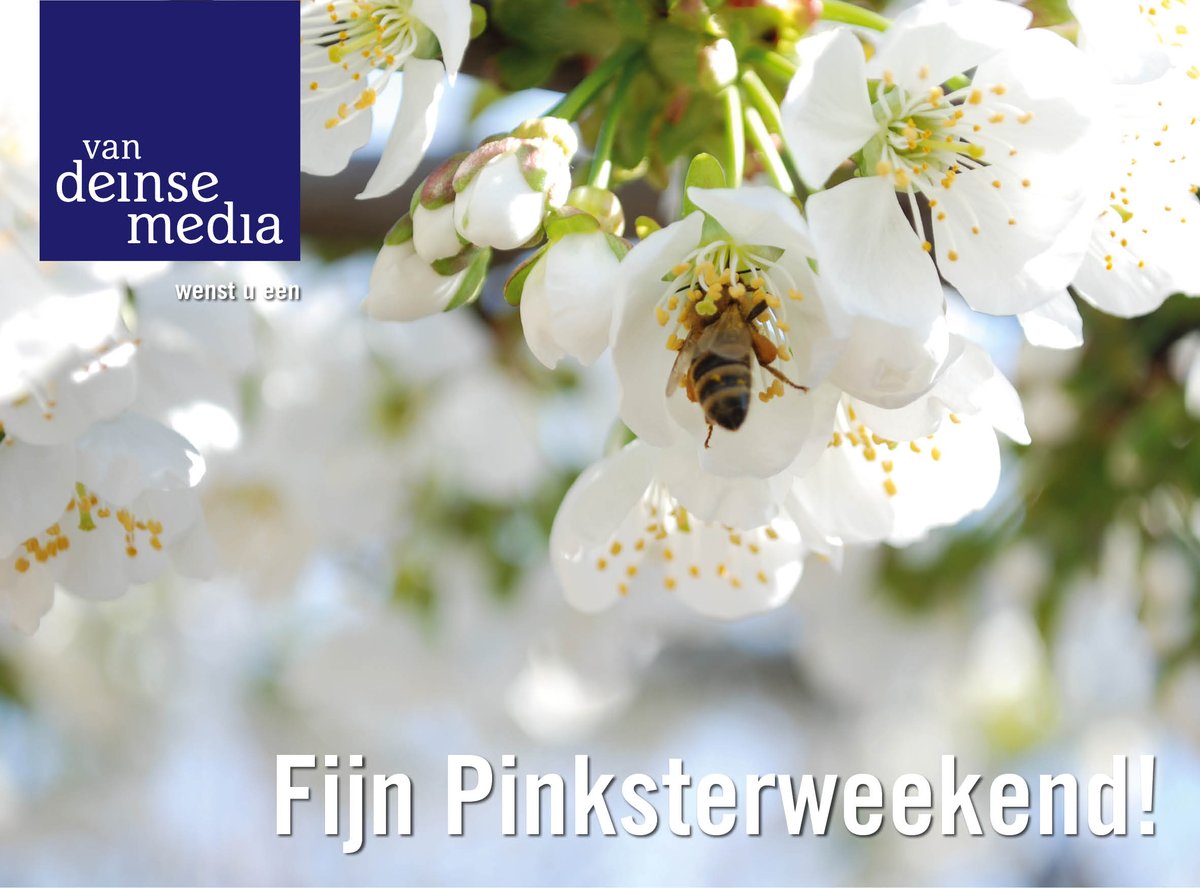 <a href="/VanDeinseMedia/">Van Deinse Media</a> wenst u een fijn Pinksterweekend!