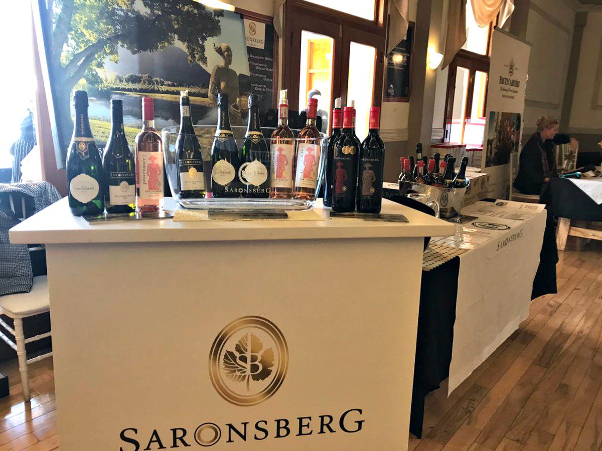 Saronsberg's tweet photo. All set up & ready for the #FlavoursOfTshwane feast-ivities to begin! Head to the @PretoriaCountry from 11am - 4pm. Tickets at the door! https://t.co/ugugsdP2BF