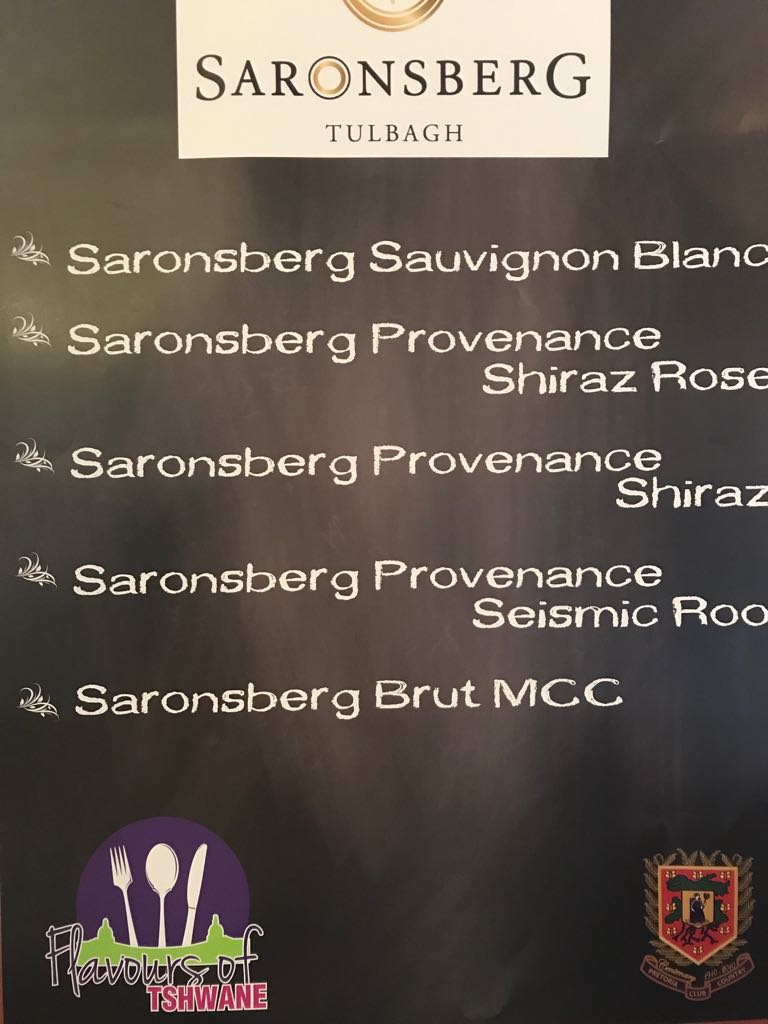 Saronsberg's tweet photo. All set up & ready for the #FlavoursOfTshwane feast-ivities to begin! Head to the @PretoriaCountry from 11am - 4pm. Tickets at the door! https://t.co/ugugsdP2BF