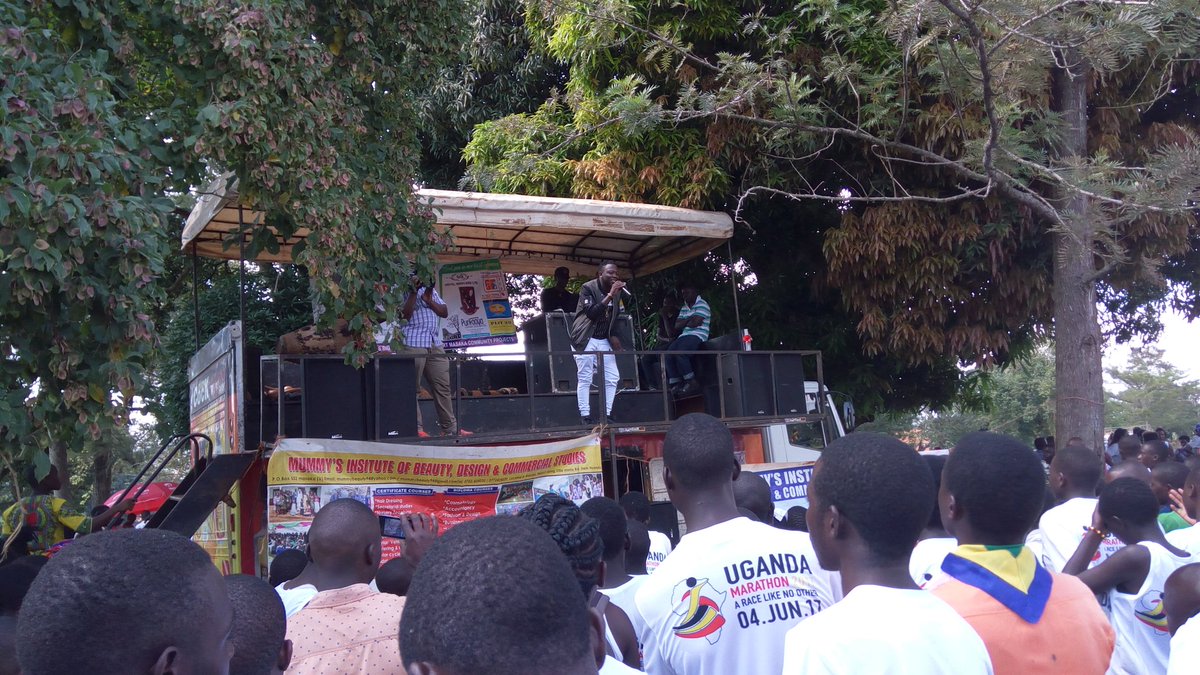 The #UgandaMarathon2017 just got real with <a href="/geosteadyOffici/">G E O S T E A D Y 🇺🇬</a> setting the place on fire.