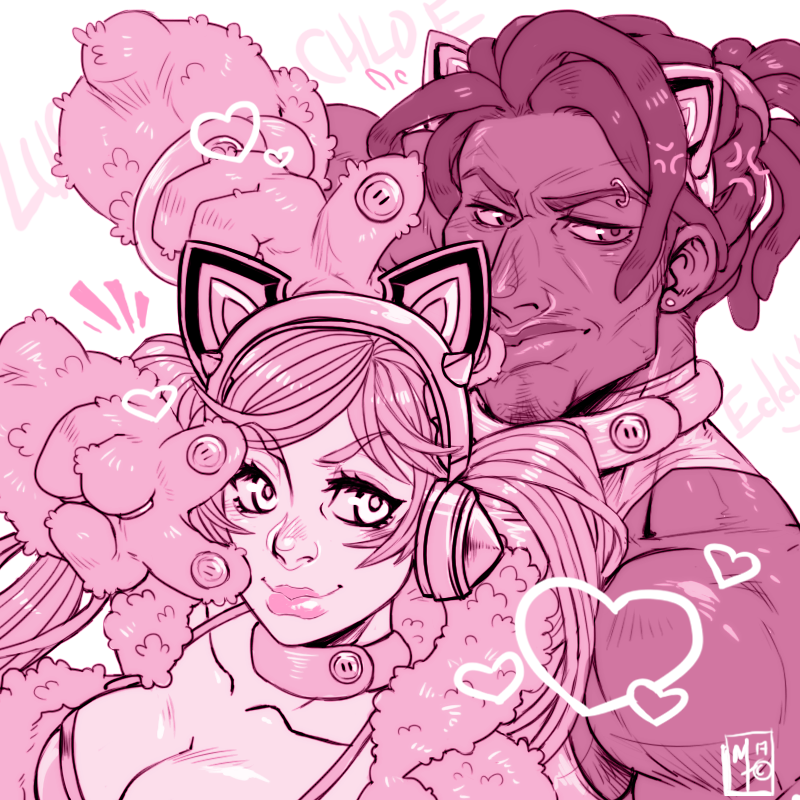 MTCopyright's tweet photo. If you Beat Lucky Chloe's story mode ending then you might get this joke!
Eddy would be the BEST back up dancer btw
#TEKKEN7 https://t.co/YGe1UrnXRS
