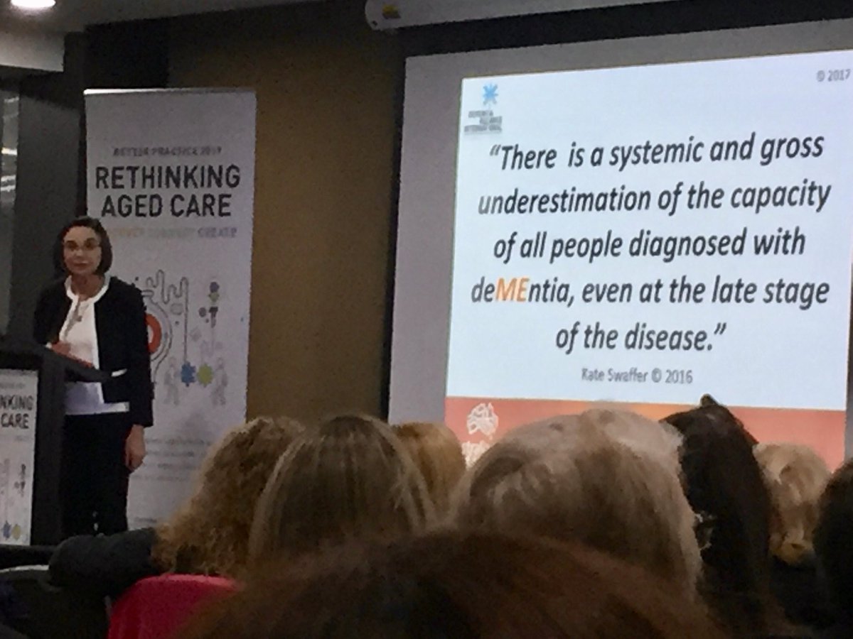 KateSwaffer's tweet image. Reminder that people with dementia are not empty shells. Not even late stage, from any disease for that matter. @DementiaAllianc @dr_shibley