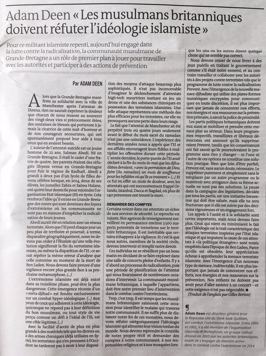 ppalonsog's tweet photo. .@adamdeen el 31 Mayo en @lemondefr : los musulmanes británicos deben refutar la ideología islamista" #londonbridge #boroughmarkets https://t.co/1RdYMy1l4B