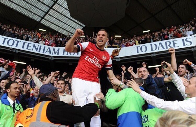 Happy 32nd birthday to ex-Arsenal number 9, Lukas Podolski.  
