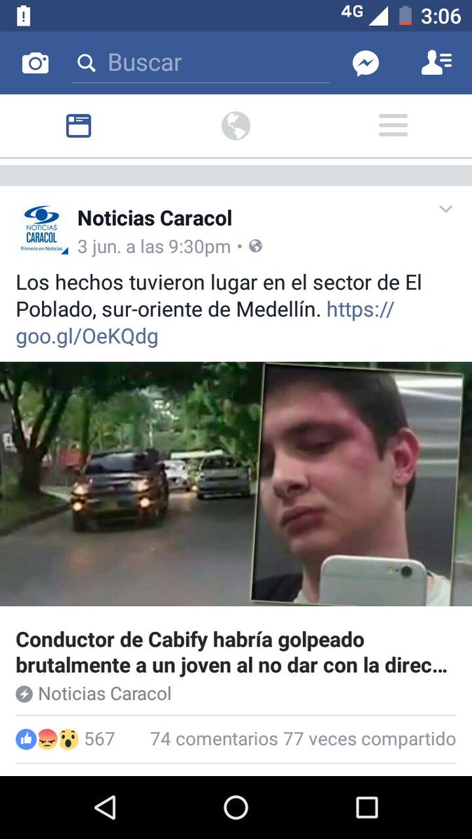 pipecas45's tweet photo. Y  a este joven no creo q la  plataforma  le responda. Y milagro caracol haciendo estás denuncias https://t.co/w6oQcfOmAA