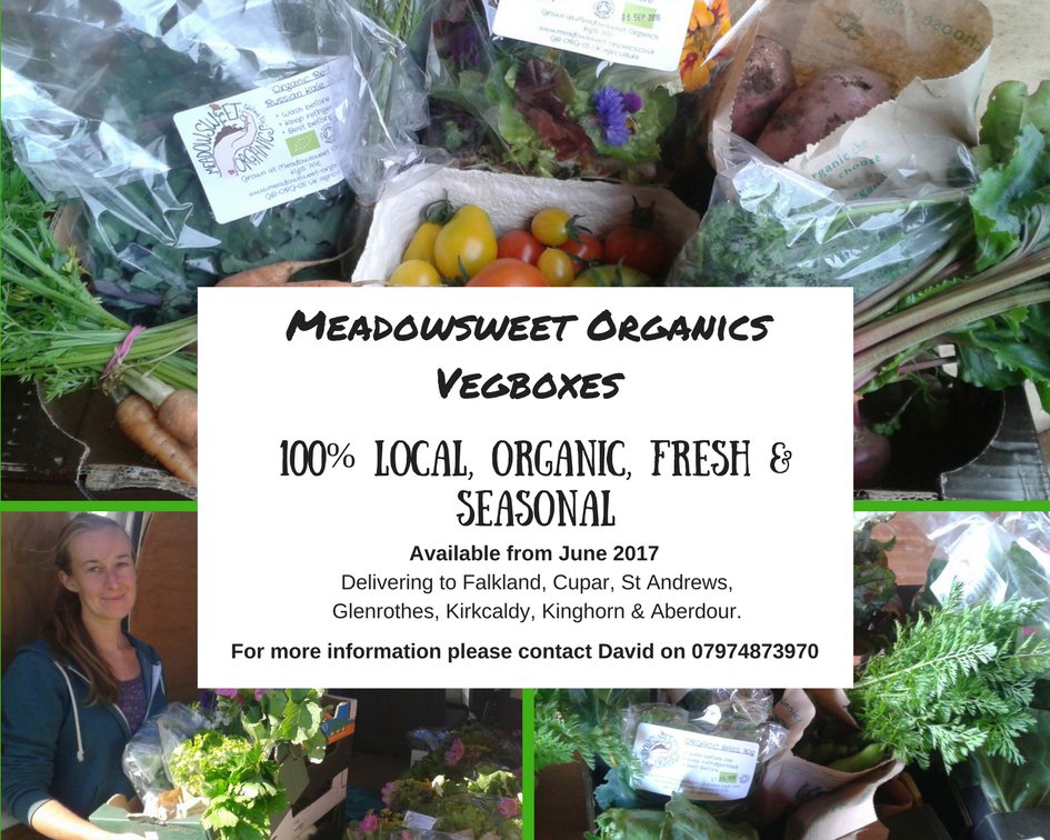 meadowsweetorg's tweet photo. Vegboxes happening soon! Fife, Kinross and Edinburgh. Please register your interest; rosy@meadowsweetorganics.co.uk https://t.co/tdMyGJH9w8