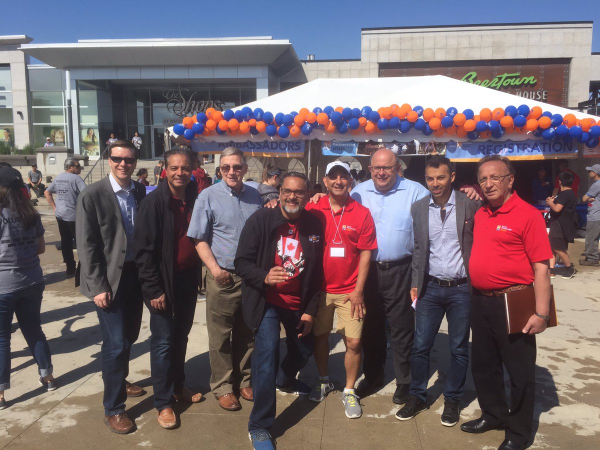 AlexFatehali's tweet photo. @WPWalk150 KW is getting started with VIPs @JeffHenrykw, @RajSainiMP, @MarwanTabbaraMP,@berryonline @kenseiling. See you at Waterloo Square https://t.co/4b3iI3ORCd