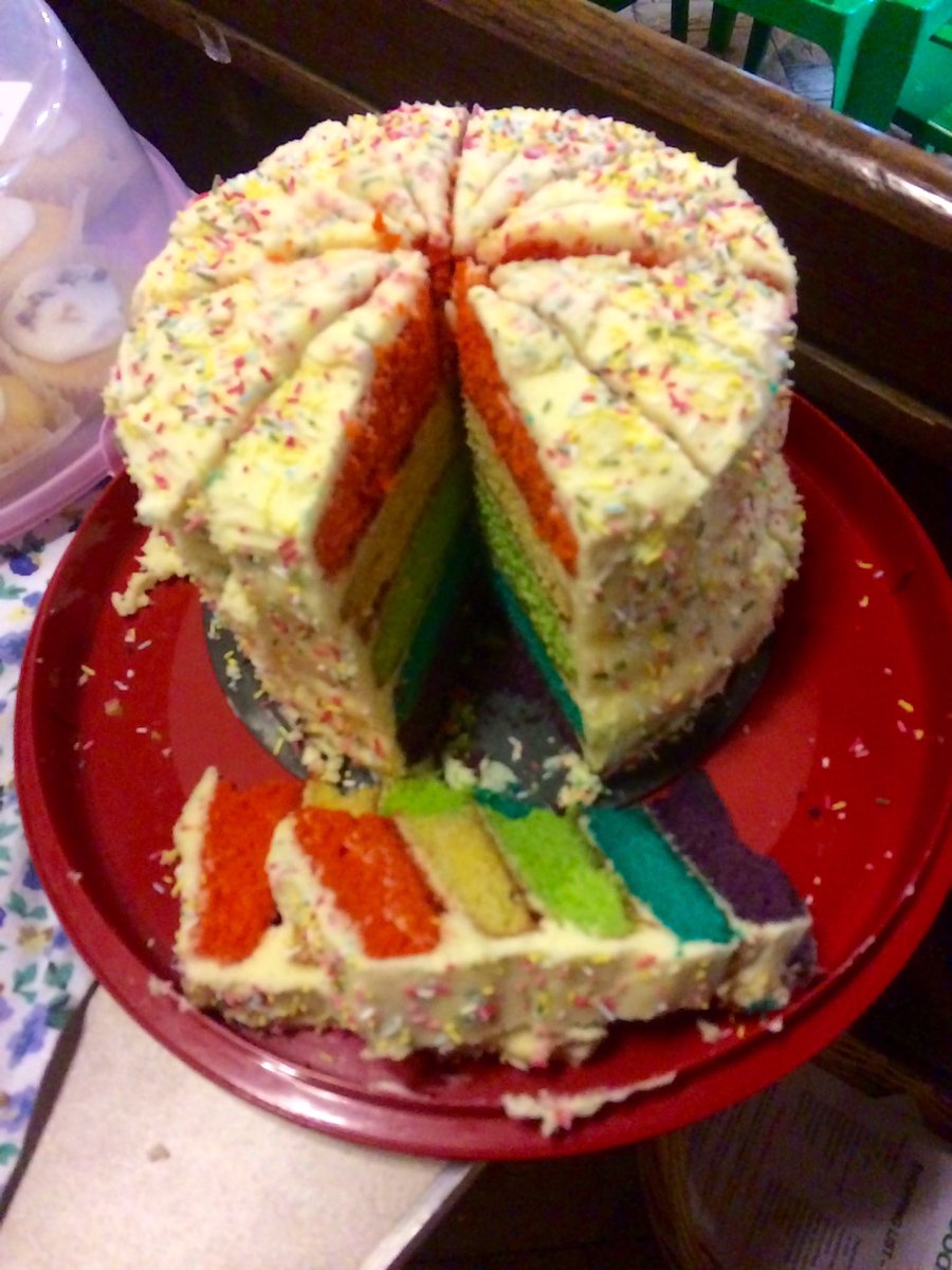 MthrVictoria's tweet image. All set for #MoreTeaLessHate @ClainesChurch 3-4pm. All are welcome. Lots of *cake*, fellowship, community #LoveWins