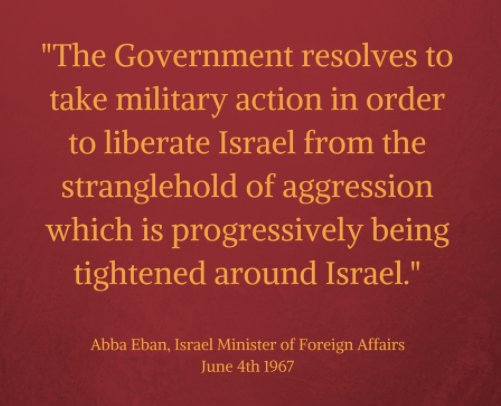 SixDayWarQuotes's tweet photo. "The government resolves to take military action in order to liberate #Israel" #OTD #OnThisDay #SixDayWar #Jerusalem https://t.co/50BJeL92P4