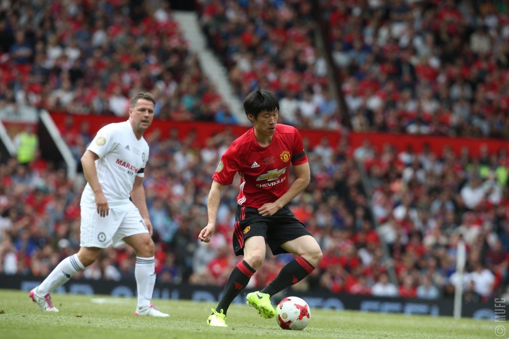 Great to see these guys back in a United shirt. 🙌 #MUFC