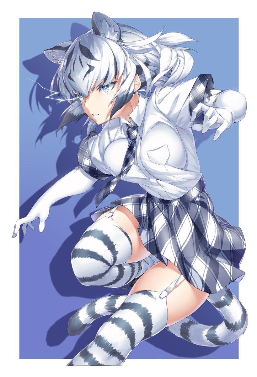 「ホワイトタイガー
#けものフレンズ 」|摩訶❖のイラスト