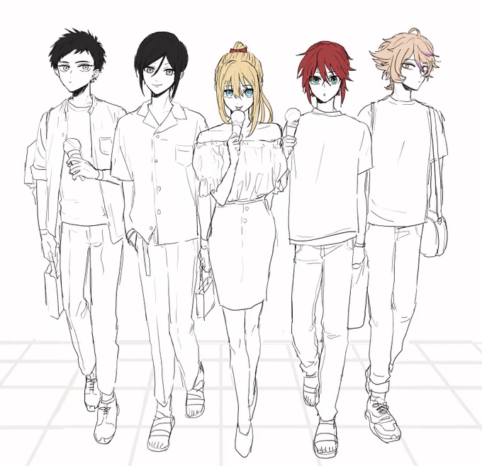 お題:「乱とお出かけ」「リボン」#大将組版深夜の創作60分一本勝負 30分早めに描き始めたのに全く間に合わなかった 