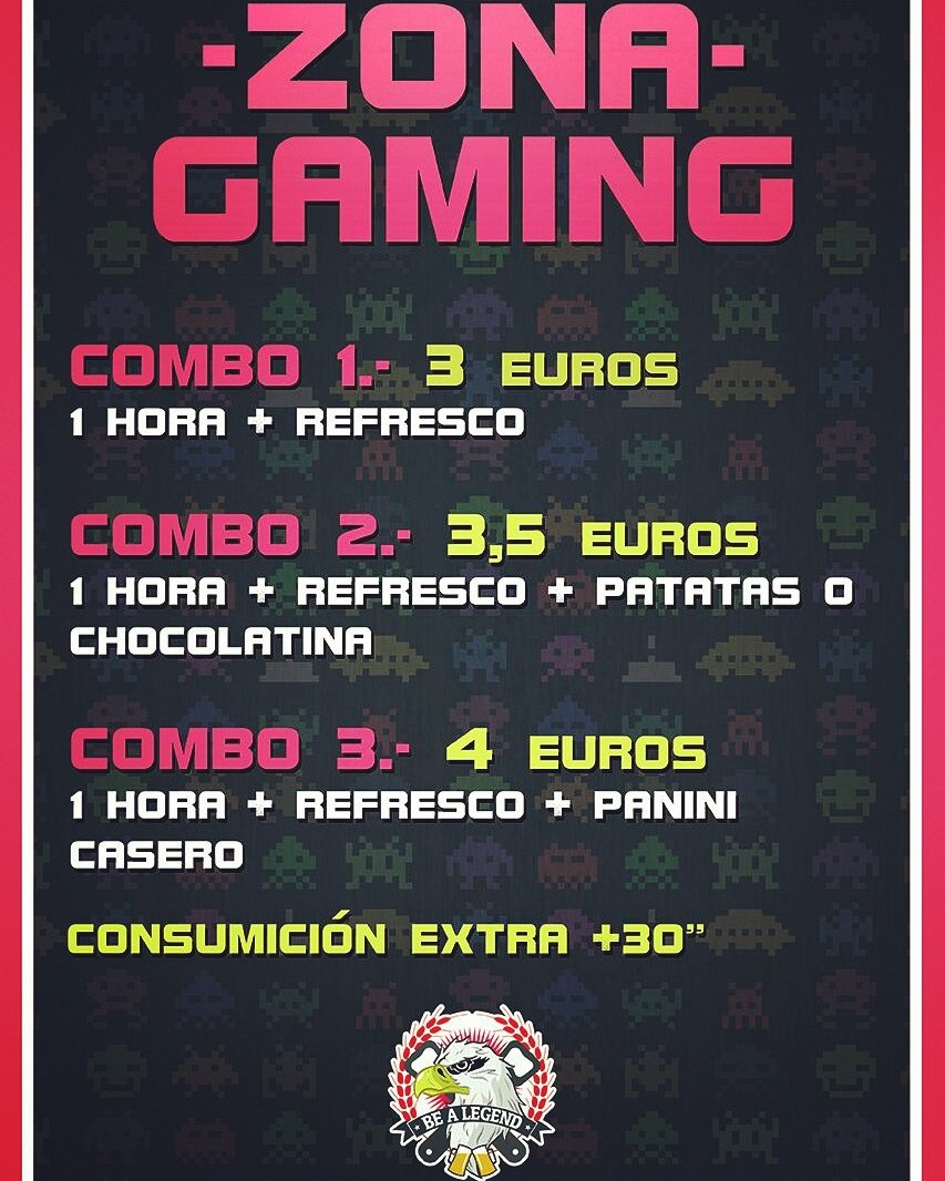bealegendbar's tweet photo. Os presentamos nuestras ofertas para la zona gaming 😁
¡Todo para que tengáis una #tardegaming excepcional! 🙌 https://t.co/FldsCPL3eK
