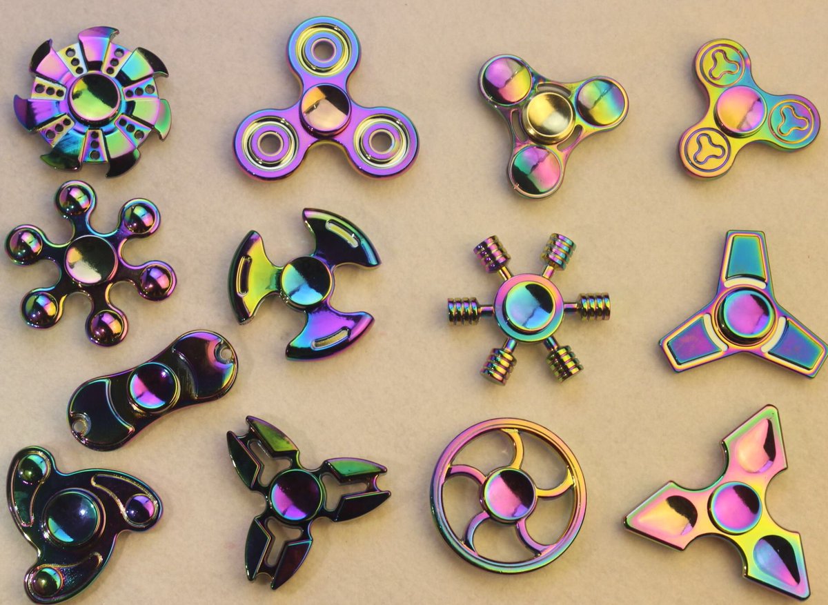 Roc091's tweet photo. #promoproducts #handspinner #stressrelease 
#funpromo #toys #gadget #funitems #handspinners #fidgetspinners
Updated New Rainbow Designs 🤗 https://t.co/YkqdFM2q0u