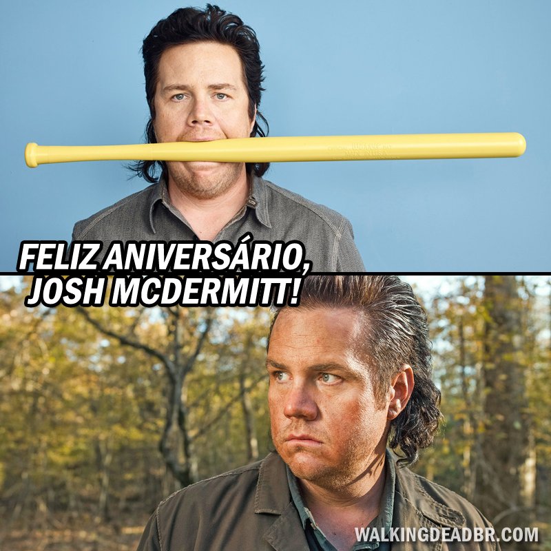 HAPPY BIRTHDAY, Josh McDermitt! O ator que interpreta Eugene Porter em completa 39 anos hoje. <3 :D 