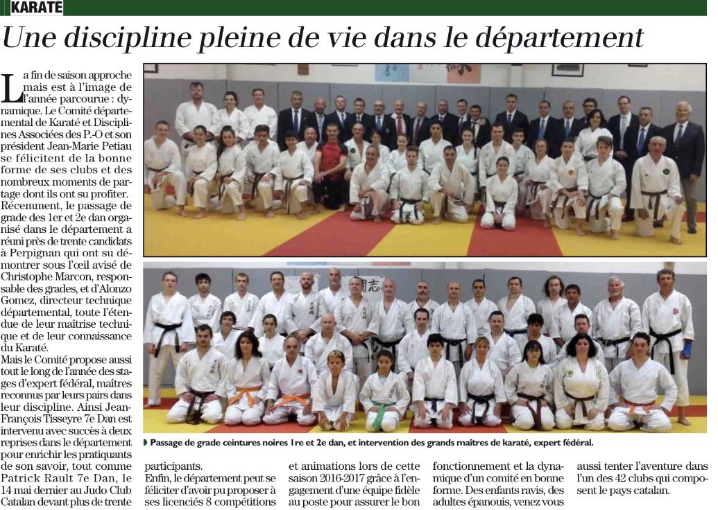 KarateCabestany's tweet photo. @ffkarate Le 66 toujours dynamique ! Vous aussi l'année prochaine venez essayer ! #karate https://t.co/hnNYr6BHw8