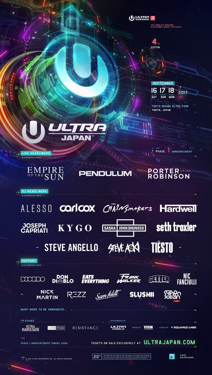 Have you seen the lineup for <a href="/UltraJapan/">Ultra Japan</a> yet? Looks pretty EPIC!!! 🔥🔥🔥