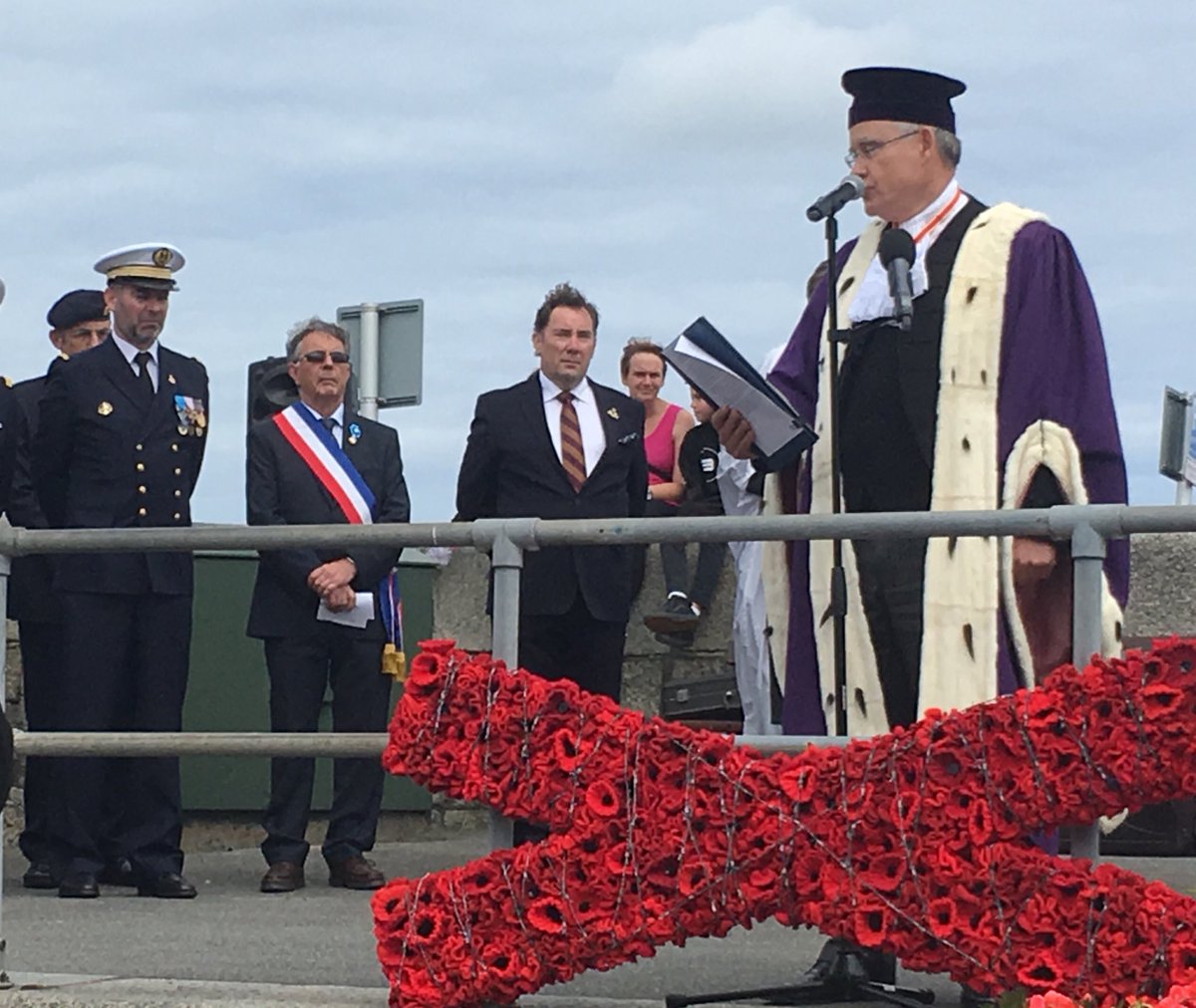 Bailiff Sir Richard Collas tells <a href="/RGLIParade2017/">RGLI Parade 2017</a>: "Think about what those brave men achieved 100 years ago, we will always remember them."