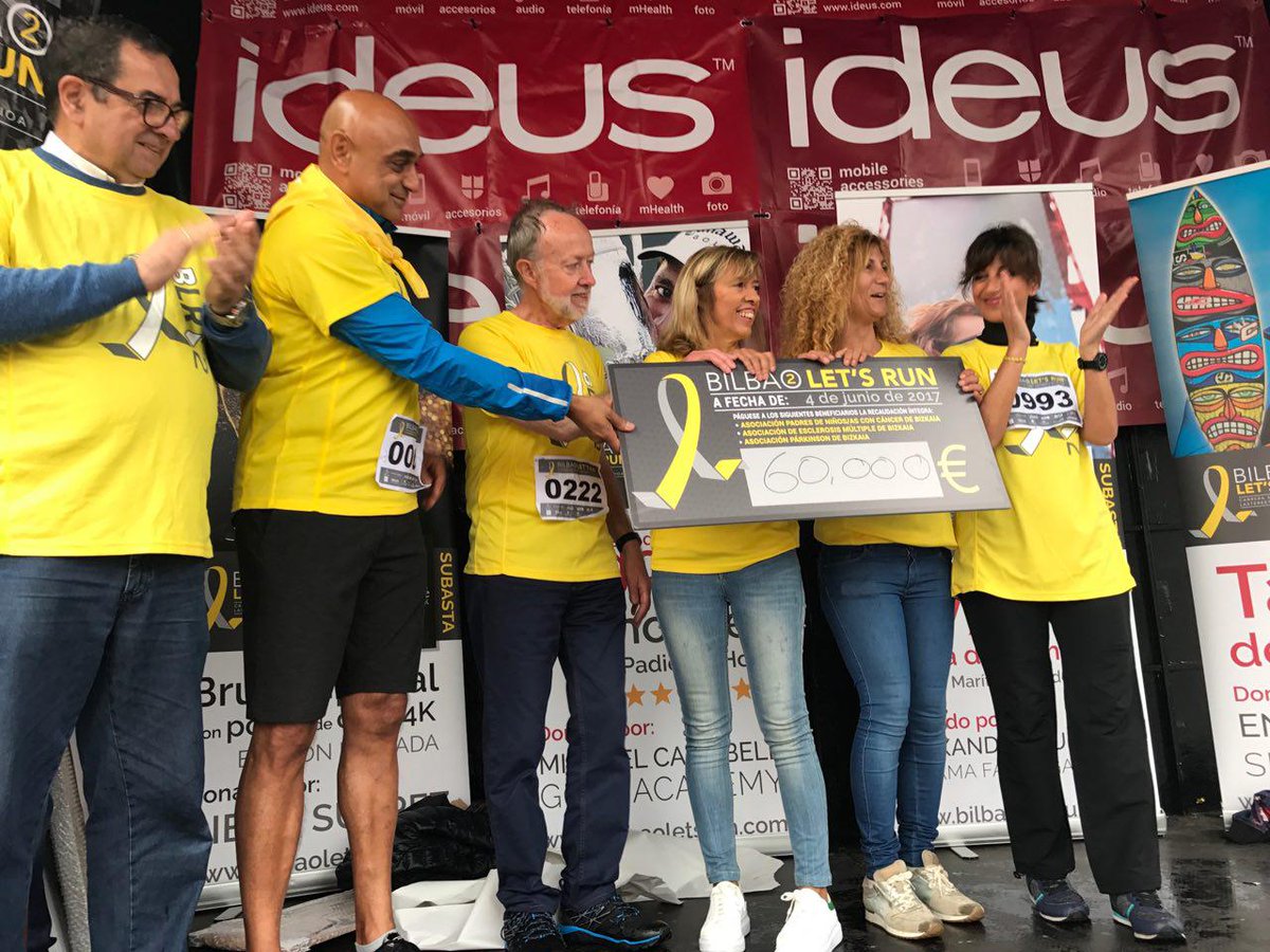 BilbaoLetsRun's tweet photo. ¡Nos hemos superado! Emocionante esta 2a edición de #BilbaoLetsRun 
¡60.000€ para @emeuskadi, @aspanovas y @ASPARBI 
Eskerrik asko! https://t.co/VfpV7sYxFW