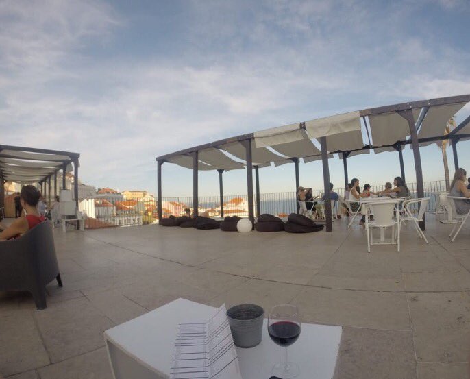 JB_TheLastDrop's tweet photo. So I've been told this is best view of #Lisbon. #RoofTopLunch #LisbonPortugal #BinNo27 #FinestReserve #FonsecaPorto #Fonseca #Porto https://t.co/epQ59arjQQ