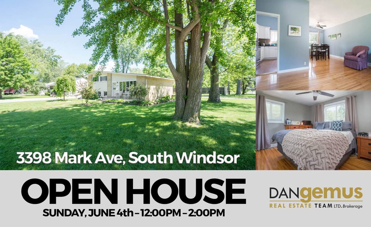 Open house today in South Windsor! 
#RealEstate #forsale #YQG