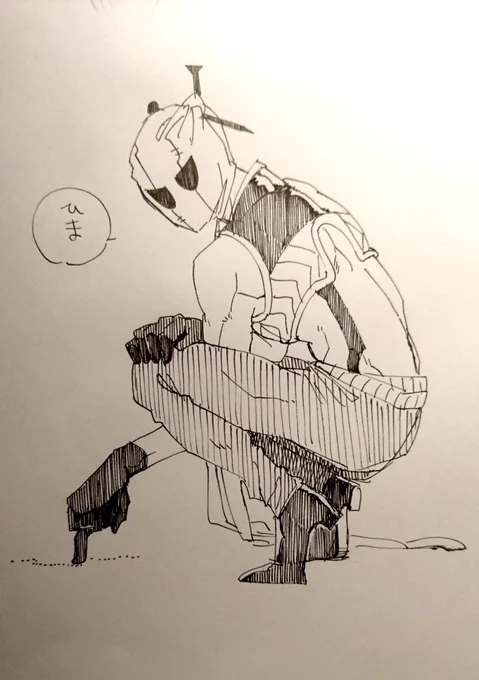 暇だからアリの行列の邪魔をするR
#創作 