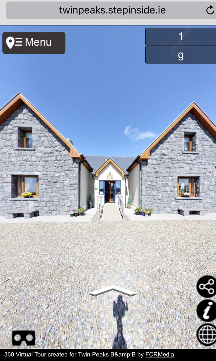 Twin Peaks B&amp;B , nestled in the heart of Doolin - #StepInside and take a 360 Virtual Tour twinpeaks.stepinside.ie/?index=scene_8…