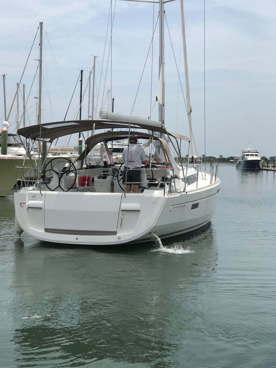 #Fairwinds &amp; following seas to <a href="/JeanneauAmerica/">Jeanneau America</a> 479 going to her new #harbor in #CoralGables #sail #yacht #StAugustine we #deliver #boat