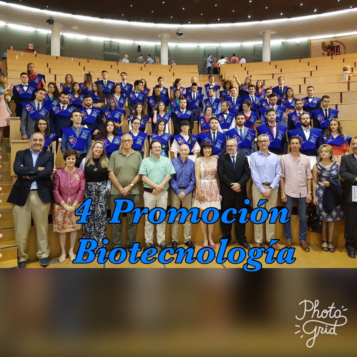 biotecUMH's tweet photo. Enhorabuena a la 4 promoción de Biotecnología 2013-2017 @UniversidadMH. Ahora a comerse el mundo. https://t.co/adQY7xdGfk