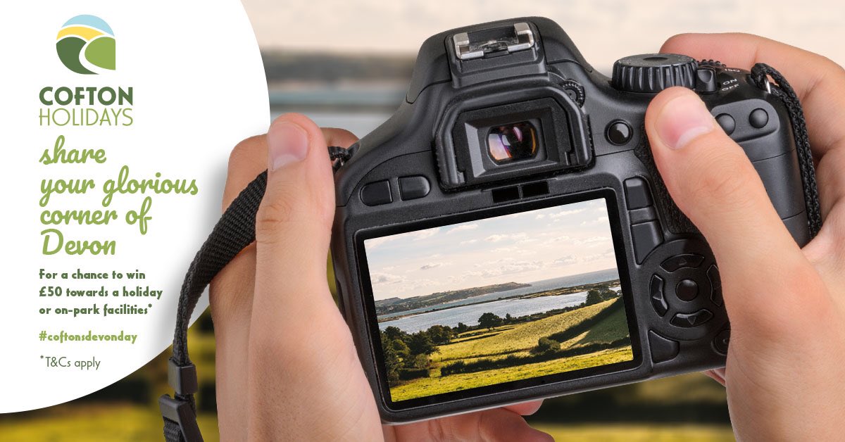 Cofton_Holidays's tweet photo. HAPPY #DEVONDAY! Celebrate your glorious corner of #Devon by sharing what you love using #CoftonsDevonDay to win a ยฃ50 holiday voucher! https://t.co/JRqwazI6NJ