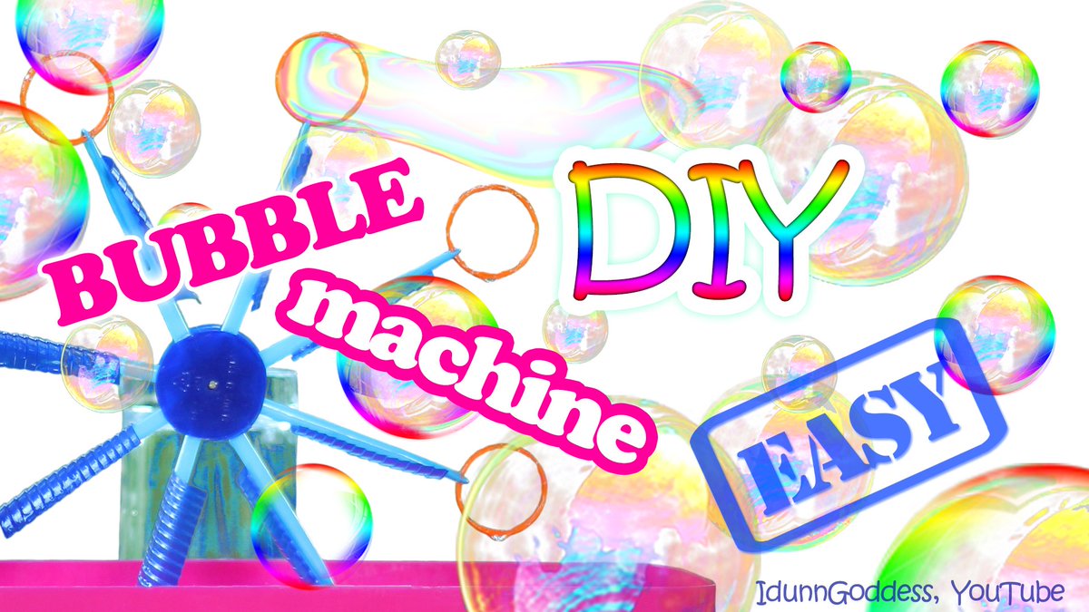 IdunnGoddess's tweet photo. My new video 😇
Easy DIY Soap Bubble Machine Out Of Plastic Cups, Bottles and Drinking Straws
https://t.co/LfTPos0jru https://t.co/56Oi8kxhUD