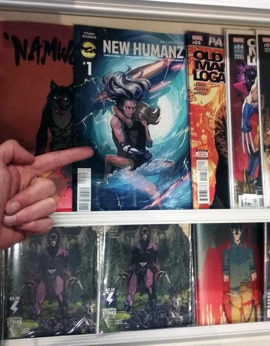RelativityU's tweet photo. #NEWHUMANZ on-the-shelf at @TheBigBang_ in Ireland! The finger belongs to our intrepid local writer and editor @mike_heneghan! https://t.co/9X9EP5MpHX