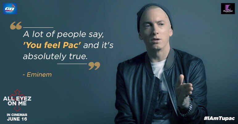 GakhalBrothers's tweet image. The iconic rapper shares heart warming words for his idol, #TupacShakur. #IAmTupac
Watch @alleyezmovie in cinemas June 16! #AllEyezOnMe