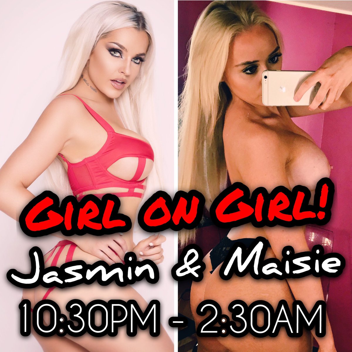 Who's up for GIRL ON GIRL action? 😈With @itsJasMarie &amp; Maisie Leigh it's going to be double trouble! Watch only on https://t.co/QL3uLDpJ7A 🔞 https://t.co/iXzzcxnyI0