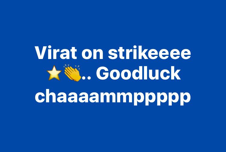 amber_rafi3's tweet photo. #INDvPAK @imVkohli goodluck chammppppp 😍😍beat the shit outa Pakistan https://t.co/lm67aiNkiG