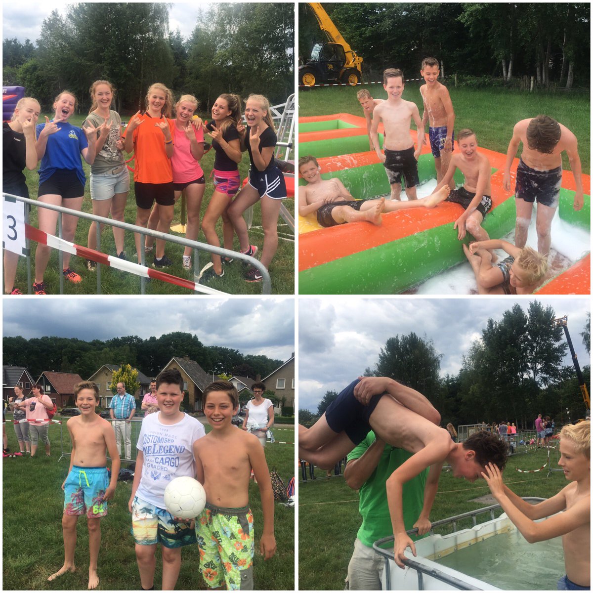 Brommers kiek'n en Parelspektakel jeugd, straks om 15.00 uur de volwassenen. #vollebak #pareldagen