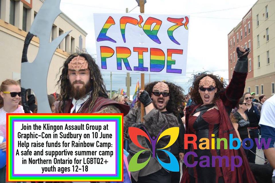 RainbowCamp's tweet photo. What a fun way to help promote Rainbow Camp. #helprainbowcamp Thanks! @colinmochrie @Sudbury_Pride #gaypride #lgbt #canqueer #queercan https://t.co/DnQNIARE7J