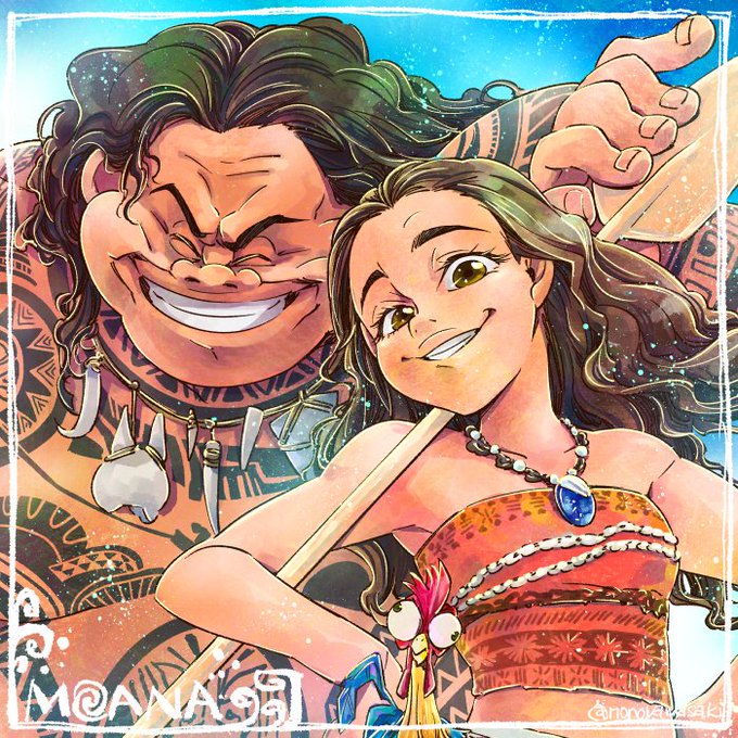 モアナと伝説の海のtwitterイラスト検索結果 古い順