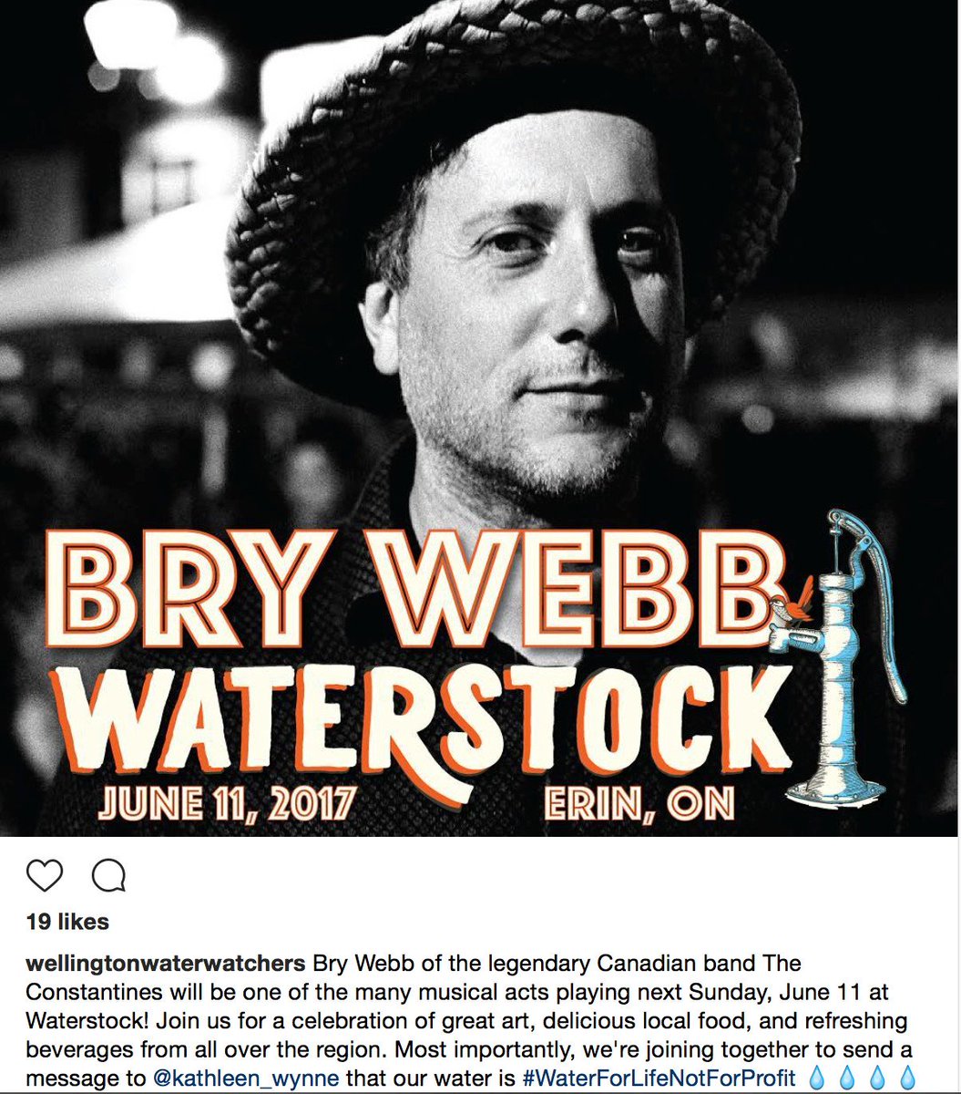 Waterstock in Erin Fairgrounds, June 11, See pic  #WaterForLifeNotForProfit 💧💧💧💧 #SayNoToNestlé #Waterstock2017
r/t, share
#stopHQ