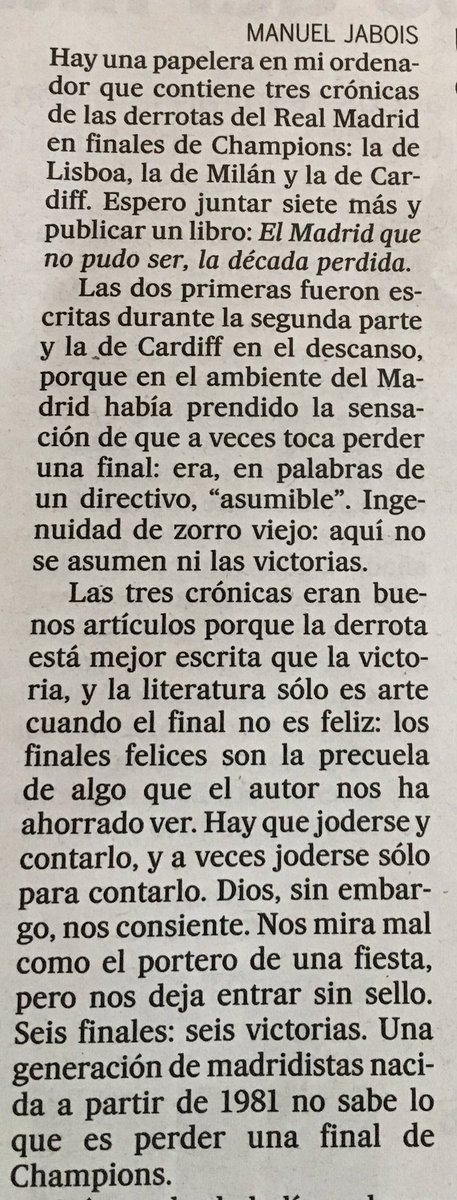 Fel_blan's tweet photo. Volver a empezar, volver a ganar, por @manueljabois https://t.co/Er01FTqf4s