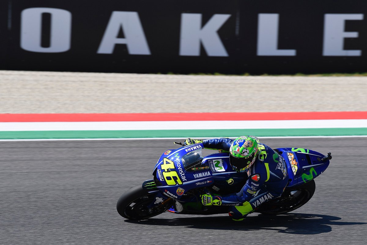 YamahaMotoGP's tweet photo. #MV25 and #VR46  ride to 2nd and 4th place respectively at the Mugello Circuit. #MovistarYamaha #MotoGP #ItalianGP https://t.co/eA52n9hisb