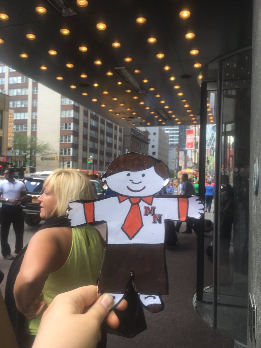 mhsnflatstanley's tweet photo. Flat Stanley on Broadway!! https://t.co/sZboanRNPp
