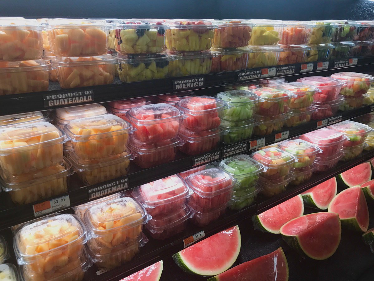 Mix &amp; match our precut fruits for easy fruit salad snacks #mealprep
