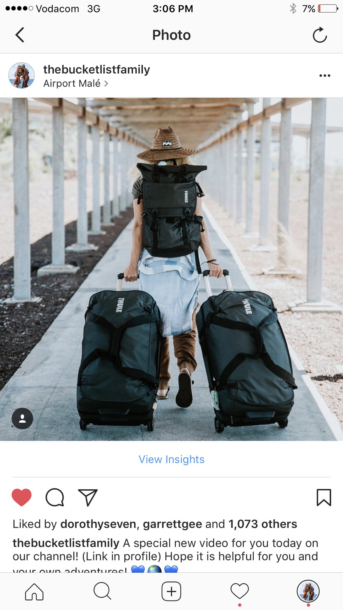 The bucket hot sale list family backpack