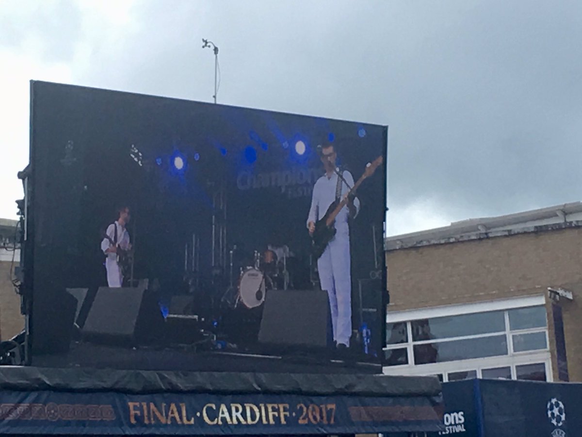 It's <a href="/werenoheroes/">WE'RE NO HEROES</a> sounding immense on the <a href="/ChampionsLeague/">UEFA Champions League</a> Festival stage.