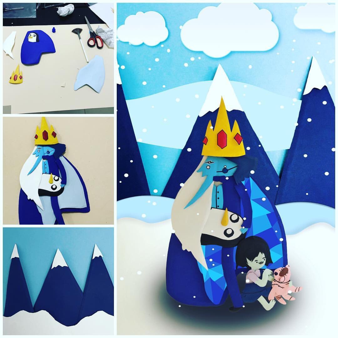 dversalli's tweet image. Rei gelado em #tactile #tactiledesign #publicidade #ads #art #horadaaventura #adventuretime