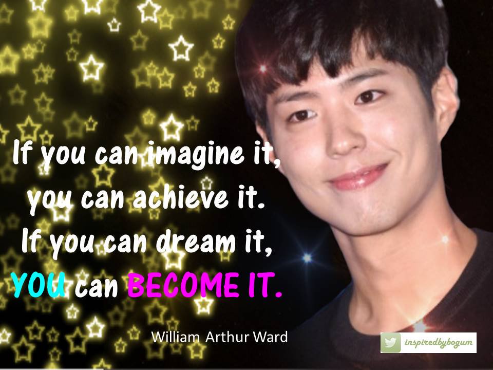 inspiredbybogum's tweet photo. Dream big and achieve it!

@BOGUMMY https://t.co/JSNM68S3hW
